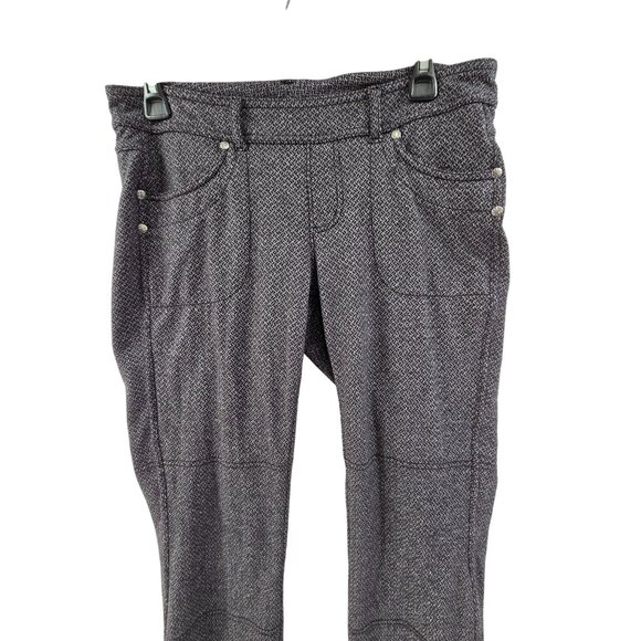 Athleta Women's  Knit Pants Leggings Pull On Flat Front Gray Size 31 Athleasure - Picture 3 of 6